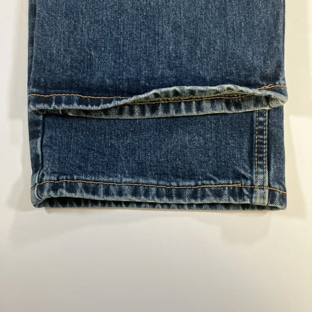 Levis 505 Men's Jeans Size 38X32 Straight Leg Regular Fit Medium Wash
